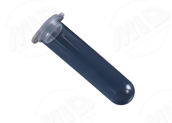Industrial Injection Molding Centrifuge Tube With Attached Cap Medical Plastic Parts OEM