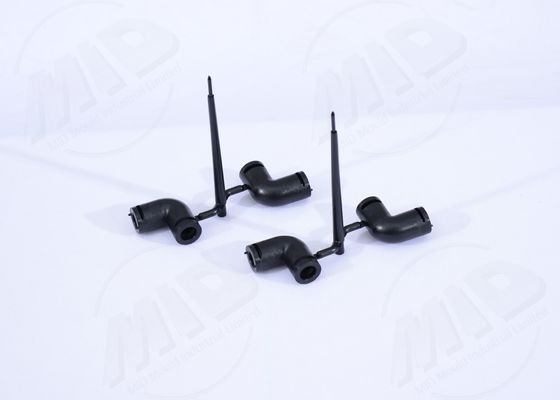 Industrial Injection Molding Fluid Nozzle Connector Plastic Elbow Fitting OEM