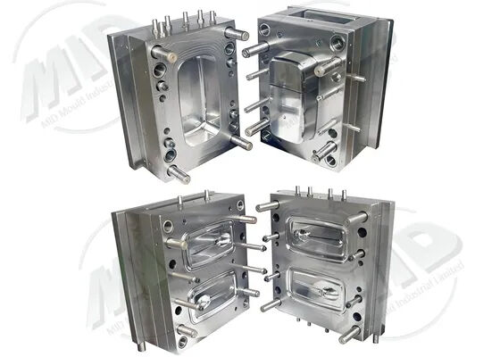 Custom Plastic Injection Mold with 1 Million Shots Life and ±0.01 Mm Tolerance Featuring Polished Surface Finish