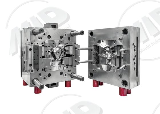 High Precision Plastic Injection Mold with ±0.01 mm Tolerance and 1 Million Shots Life Featuring 8 Points Hot Runner System