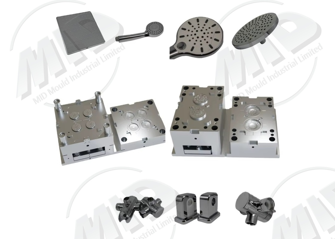 ABS Plastic Injection Mold for Shower Heads 300000 Shots Life