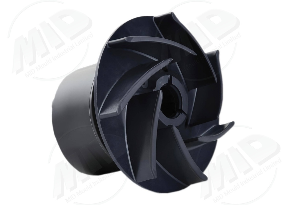 Corrosion Resistant Custom Injection Moulding 30 - 400mm Plastic Mold Components For Pump Impellers