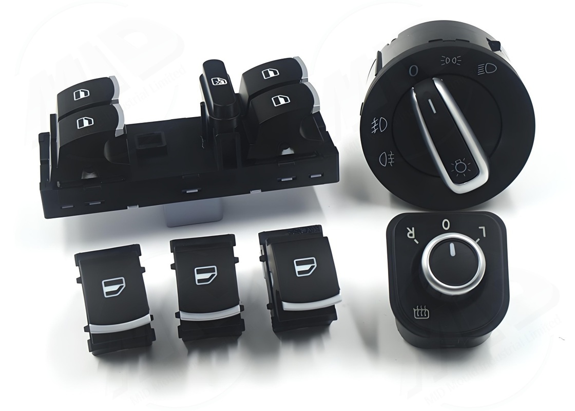 ABS PC Automotive Injection Molding Parts 50-300mm Custom Size