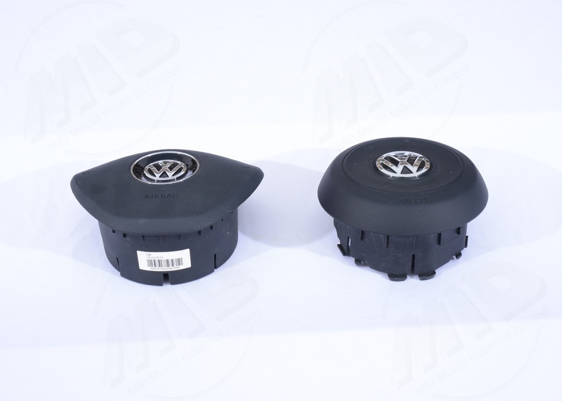 Automotive Steering Wheel Logo Mold PC ABS 300K Shots