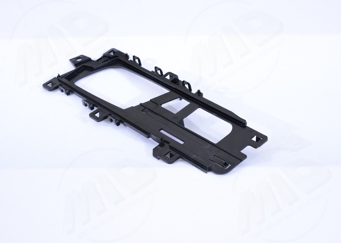 Automotive PC ABS Radiator Grille 300K Shots Mold Life