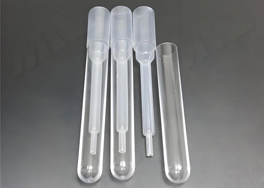 Medical Injection Molding Liquid Dropper Tube PE PP TPE Flexible OEM