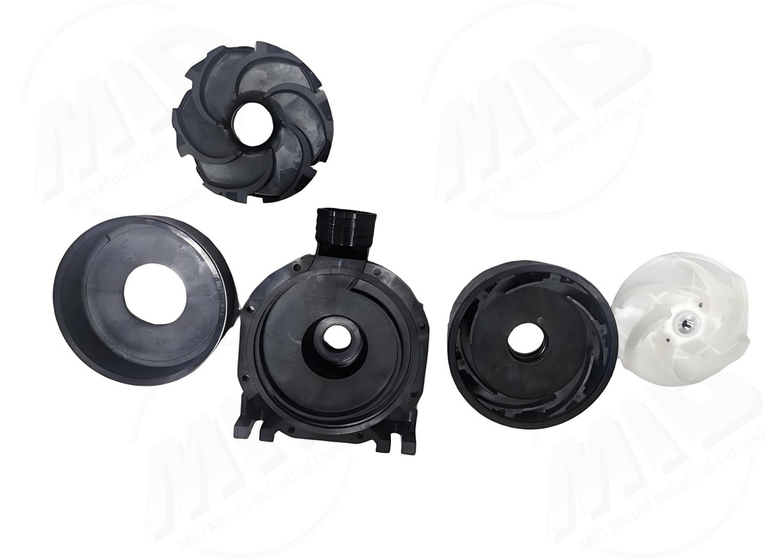 Industrial Injection Molding Spur Gear Plastic Parts High Strength OEM