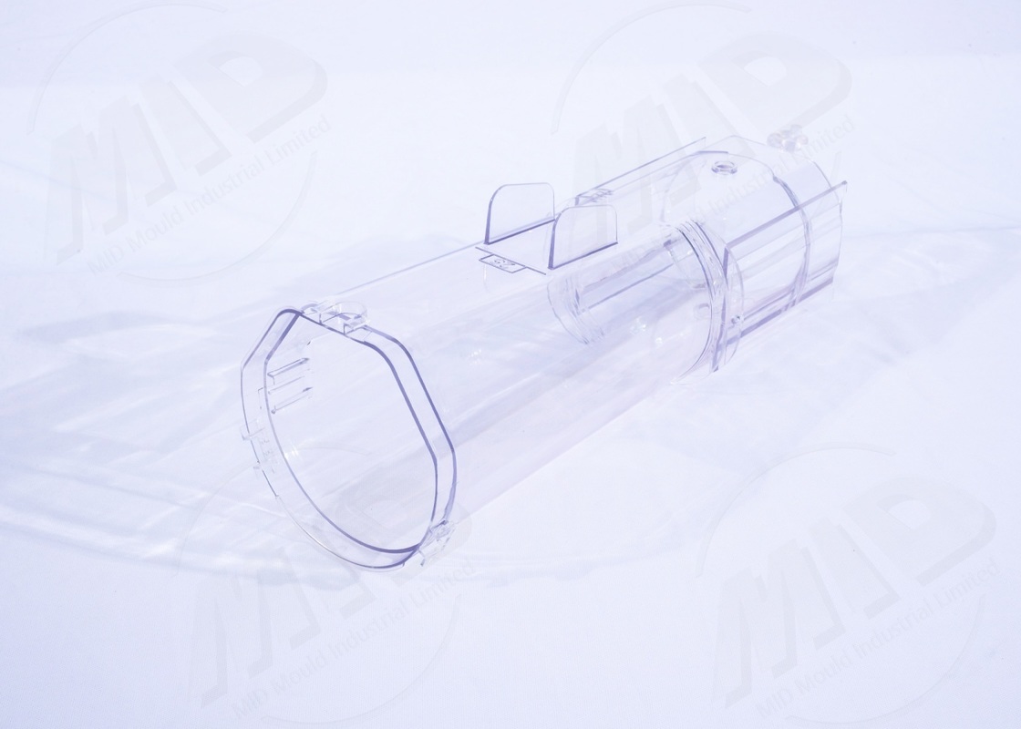 Industrial Injection Molding Transparent Plastic Parts High Clarity Optical OEM