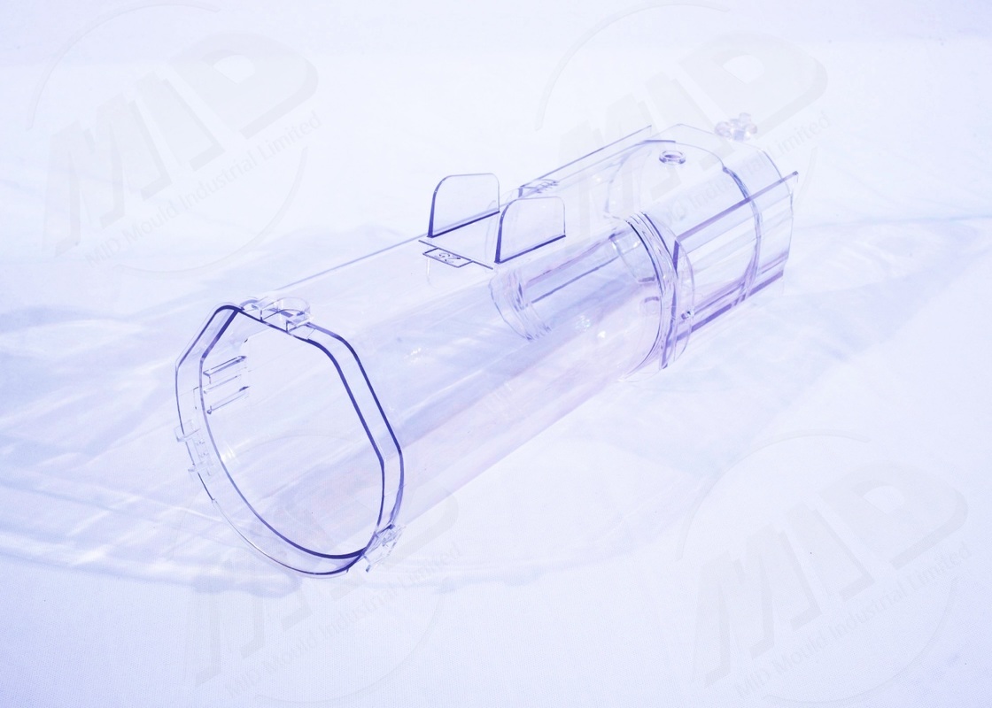 Industrial Injection Molding Transparent Plastic Parts High Clarity Optical OEM